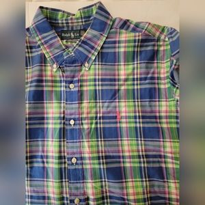 Ralph Lauren  CUSTOM FIT XXL Men's long sleeve shirts very good condition